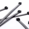 11" 50 lb UV-Resistant Black Cable Ties 100/Bag