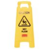 Yellow Folding Caution Sign
