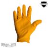 Orange Nitrile Gloves 8 Mil Powder-Free