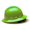 SL Series Cap Style Hard Hat – 6 Point Ratchet Suspension (Hi-Vis Lime)