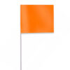 Orange Stake Flags – 21 in., 100/Bundle
