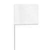 White Stake Flags – 21 in., 100/Bundle