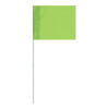 Green Stake Flags – 21 in., 100/Bundle